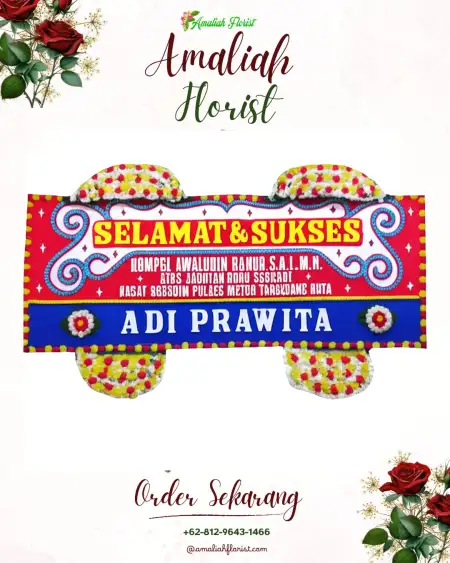 Papan Bunga Ucapan Selamat Kecipir