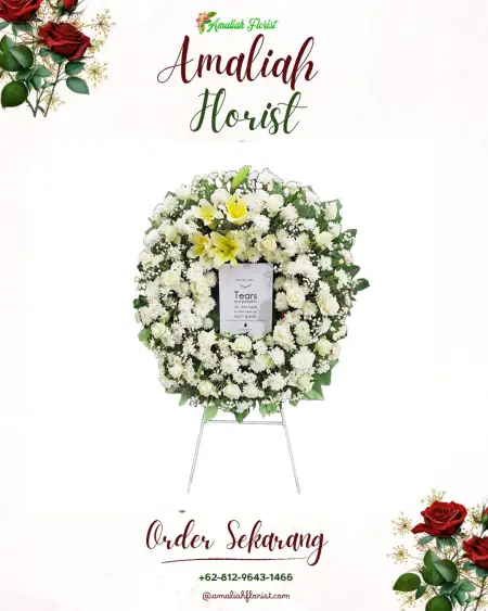 Krans Bunga Duka Kecipir