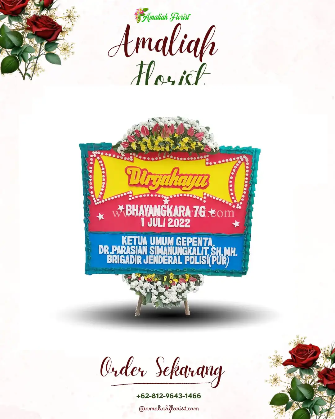 Papan Bunga HUT Ulang Tahun Kecipir